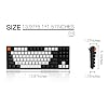 Keychron C1 Wired Mechanical Keyboard for Mac and Windows, 87-Key TKL USB-C Board, White Backlight, Gateron G Pro Brown Switch, Compact for Office, Typing and Light Gaming