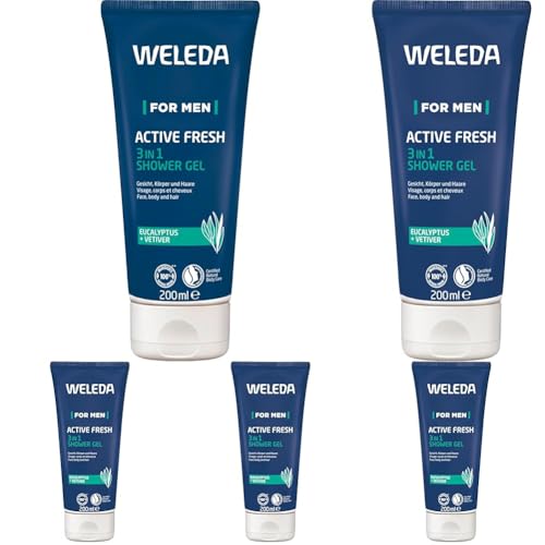 WELEDA Bio For Men 3in1 Duschgel & Shampoo ACTIVE...