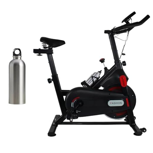 Bicicleta Profissional Spinning Mecânica Vermelha/Preta Com Squeeze KNakasaki