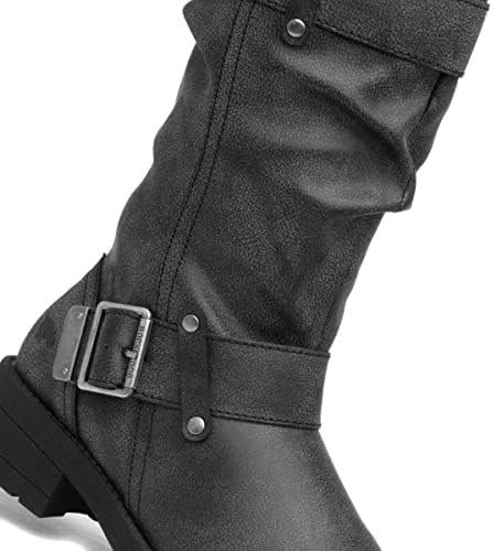 Rocket Dog Women's Biker Boots, Black Galaxy, 4 UK | Image 5