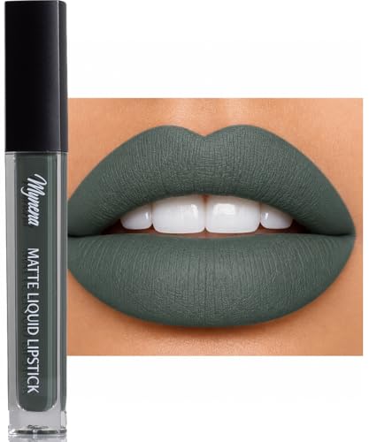 Mynena Muted Sage Matte Liquid Lipstick | Long-Lasting, Waterproof, No Smudge, No Transfer Lip Color | All-Day Wear for Long Days | Lightweight Comfortable Non-Drying – Soft Green Neutral | Jocelyne Mynena Muted Sage Matte Liquid Lipstick | Long-Lasting, Waterproof, No Smudge, No Transfer Lip Color | All-Day Wear for Long Days | Lightweight Comfortable Non-Drying – Soft Green Neutral | Jocelyne