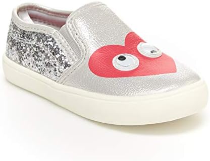 carter's Girl's Tween Casual Slip-On Shoe, LT. Grey, 4 Toddler | Image 6
