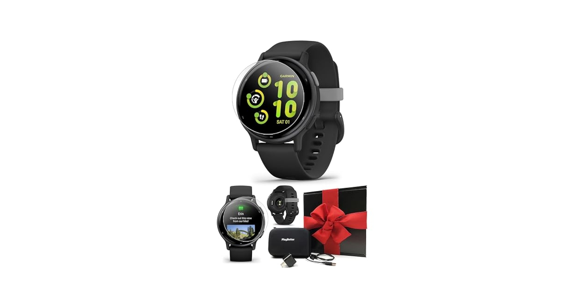 GARMIN Vivoactive 5 ブラック/グリーン Amazon.com: PlayBetter Garmin vivoactive 5 (Slate/Black