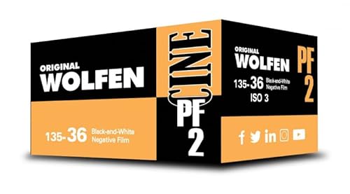 Original WOLFEN (ORWO) PF2 - Pellicola piccola in bianco e