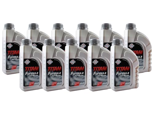 Aceite motor Titan Formula High Mileage SAE 5W-20 11 Qt miniatura 1