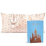 Kitsch & Disney Desert Crown Satin Pillowcase with Zipper – Soft Cooling, Better Than Silk Pillowcase, Disney Design for Kids Rooms & Toddler Bed Time Pillow Case – King 19x36