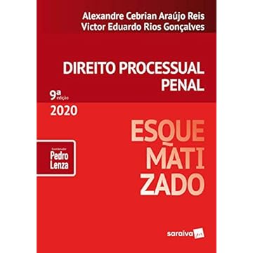 Capa do livro Esquematizado - Direito processual penal