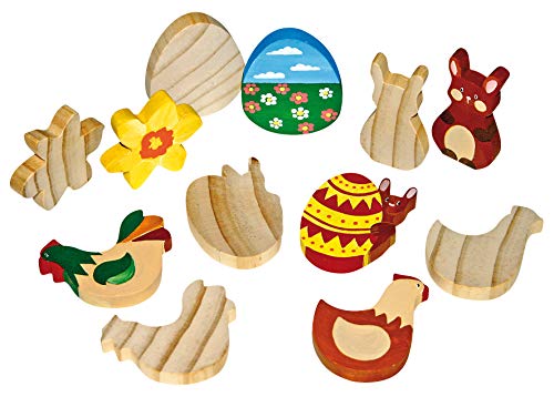 Preisvergleich Produktbild EDUPLAY 210054 Holz Figuren Ostern, Set