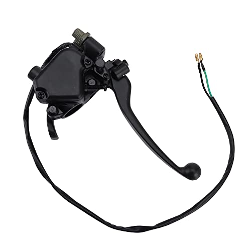 WOOSTAR Manillar Moto 22mm Palanca Acelerador Curva con Doble Palanca de Freno Reemplazo para 50cc 70cc 90cc 110cc 125cc 150cc 250cc ATV Quad Buggy Dirt Pit Bike