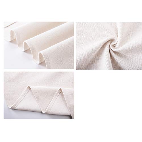 Nappe table basse rectangle en coton lin pour de chaleureux repas