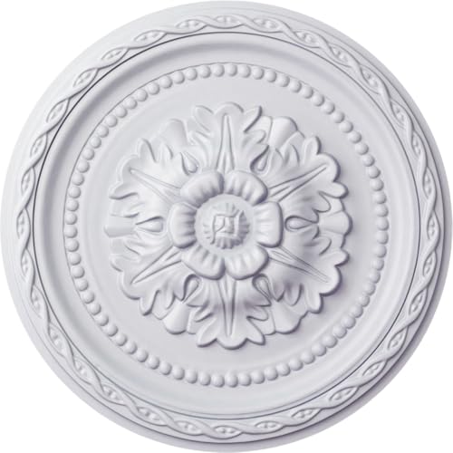 11 1/2"OD x 1"P Palmetto Ceiling Medallion