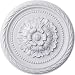 Ekena Millwork CM11PA 11 1/2-Inch OD x 1 1/2-Inch ID x 1-Inch Palmetto Ceiling Medallion