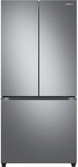 Samsung RF25C5551SR 25 Cu. Ft. Counter-Depth French Door Refrigerator with Dual Auto Ice Maker &amp; Wi-Fi Smart Control – Fingerprint Resistant Stainless Steel