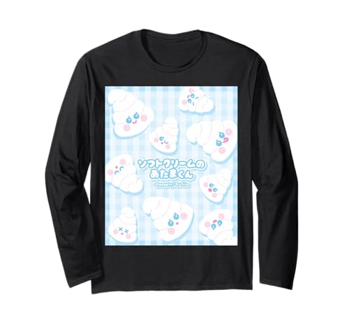 ソフトクリームのあたまくん ミニあたまくんず(C)meguly かわいい キャラクター 長袖Tシャツのサムネイル