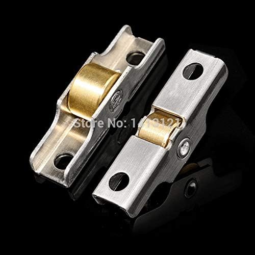 Window Roller Window Screen Roller Sliding Door Plastic Steel Window Pulley Aluminum Alloy Door and Windows Wheel Muted Roller House Hardware - (ID: 8Pcs; OD: Concave Wheel)