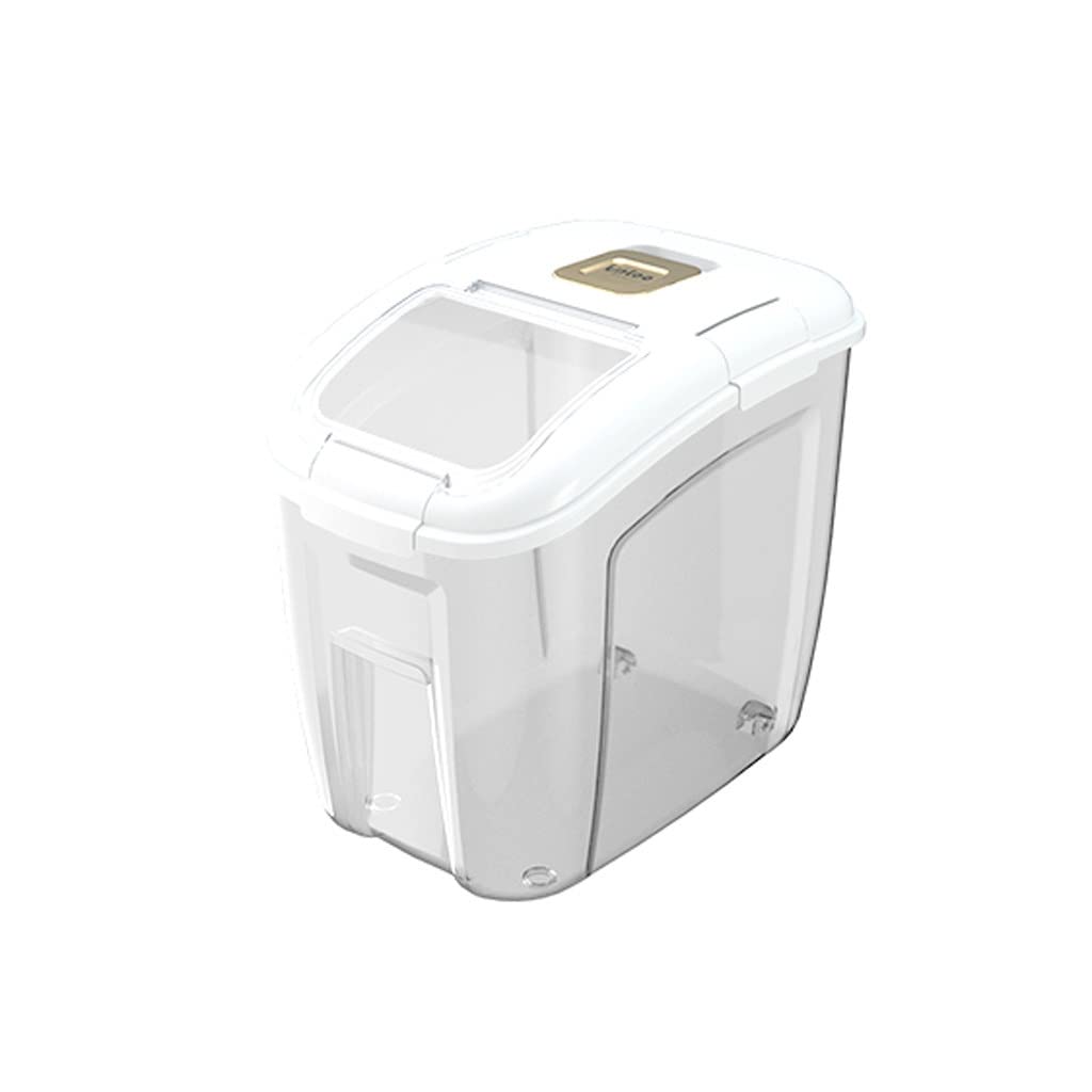 Caja de arroz hermética SSDD contenedor de 15kg blanco para cocina