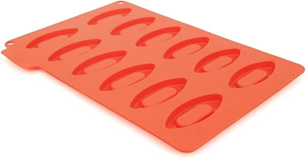 CÉCOA • Moule Silicone Barquettes 7 cm • 12 Cavités • Moule Barquette Gâteau • Moule Pâtisserie Silicone • Anti-Adhésif • Silicone Alimentaire Sans BPA • -40°C à +230°C • Moule Cuisson Four - 3