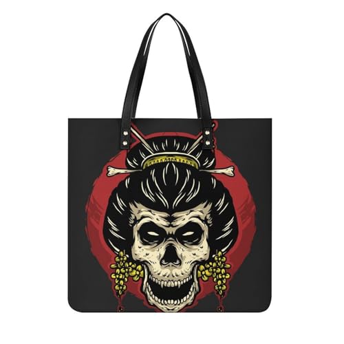 Tote bag femme crâne le grand sac à bandoulière idéal en voyage