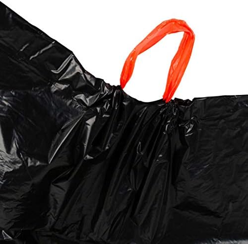 Strong Large 18 Gallon Drawstring Trash Bags Black Can Liners Kitchen Garbage Bags Multipurpose 30 CT Home Lawn Bags For Waste image 3