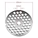 #12 Stainless Steel Meat Grinder Plate Discs Blades for Kitchenaid Mixer FGA Food Chopper and Hobart, LEM, Cabelas, Weston, MTN Meat Grinders