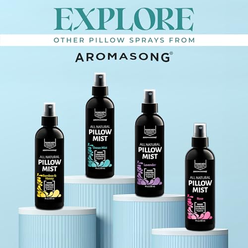 Aromasong Lavender Pillow Spray - All Natural Calming Linen & Bedtime Mist for Deep Sleep - Aromatherapy Botanical Essential Oils for Sleeping - for Relaxing Stress Fragrance Scent - Image 6