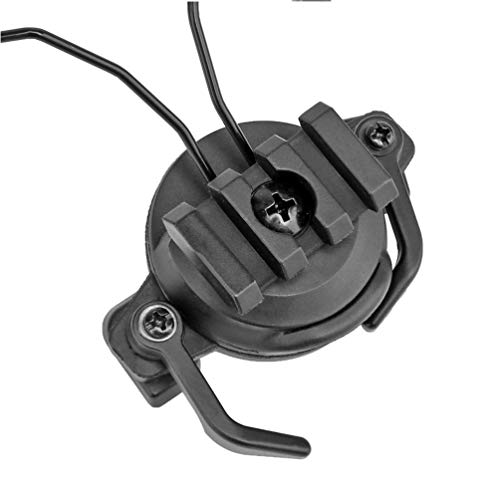 Headset Adapter Helmet Headset Adapter ARC Rail Adaptor Suspension Headphones Bracket Hunting Earmuffs Support Attachments Accessory 19-21mm (Black) Helmet ARC - Image 4