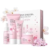 SakuraEnsemblesetkitsdesoinsdelapeaupouradolescentes,coffretcadeau4piècesdefleursdecerisier