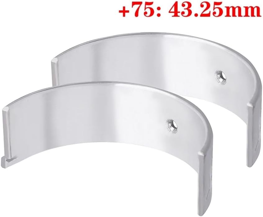 2 Pcs Motorcycle Engine Parts Connecting Rod Bearing 44mm 43.75mm 43.5mm 43.25mm 43mm 42.5mm 42mm for ATV CF400(Oversize 75 43.25mm)