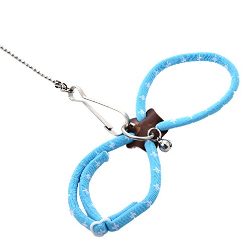 Adjustable Nylon Harness Vest and Leash Set Lead for Pet Dwarf Hamster Gerbil Rat Mouse Ferret Chinchilla Ferret… - Image 5
