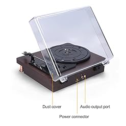 AORGRE Tourne-Disque Bluetooth, Haut-parleurs Stéréo Intégrés avec Platine Vinyle À 3 Vitesses, Sortie Numérique USB… - Les Beatles, Paul McCartney, John Lennon, RIngo Starr, George Harrison AORGRE Tourne-Disque Bluetooth, Haut-parleurs Stéréo Intégrés avec Platine Vinyle À 3 Vitesses, Sortie Numérique USB… – Image 6