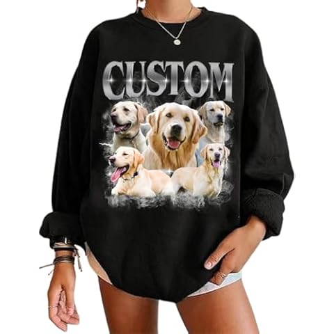 NAZENTI Customizable Dog Mom Sweatshirt Cover