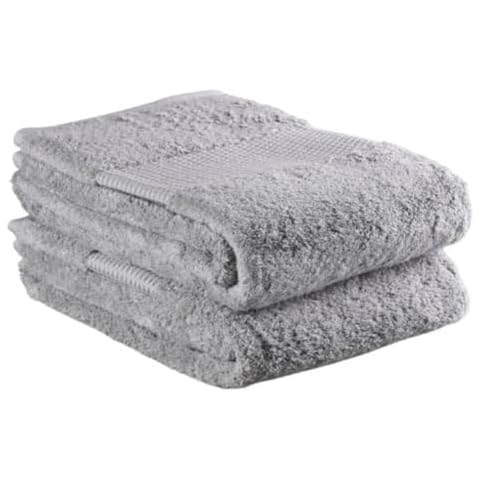 Delilah Home - Luxury Bath Towel Collection - 100% Cotton Turkish Towel Set for Bathroom - Ultra-Soft & Absorbent Organic Spa Towel (2 Pieces Each 30x54in) Pack of 2 Towels (Grey) Cover