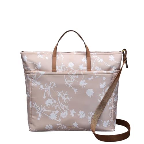 Grand sac à bandoulière Radley Park Crescent Blossom en avoine avec fermeture éclair