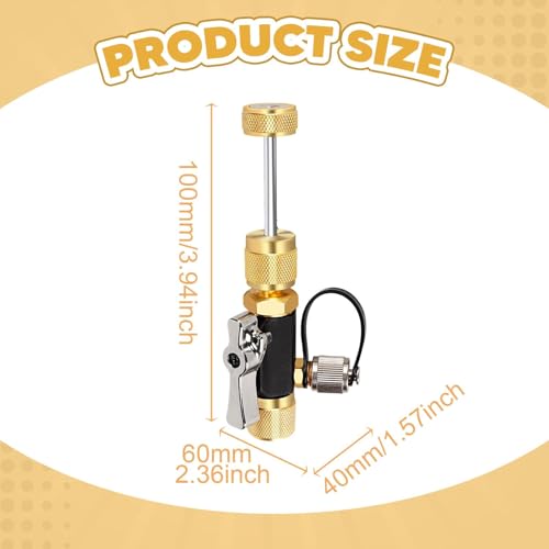 Herramienta para remover núcleo de válvula doble tamaño miniatura 2