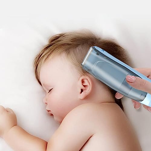 Baby Haarschneider,Automatisches Saugen Haarschnitt-Kit,Leise Kids Haarschneidemaschine,Elektrischer Haarschneidemaschine, Wasserdichter,Schnurlose,USB Schnell Wiederaufladbar, 3 Führungskämme (Stil2)