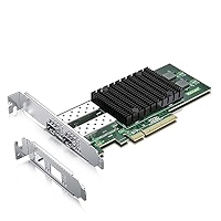 Amazon.com: 10Gtek 10Gb PCI-E NIC Network Card, Dual SFP+ Port