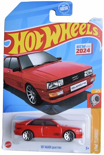 Hot Wheels '87 Audi Quattro HW Turbo Rojo miniatura 1