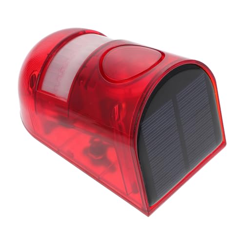 Alarme énergétique de sécurité extérieure et lampe solaire clignotante