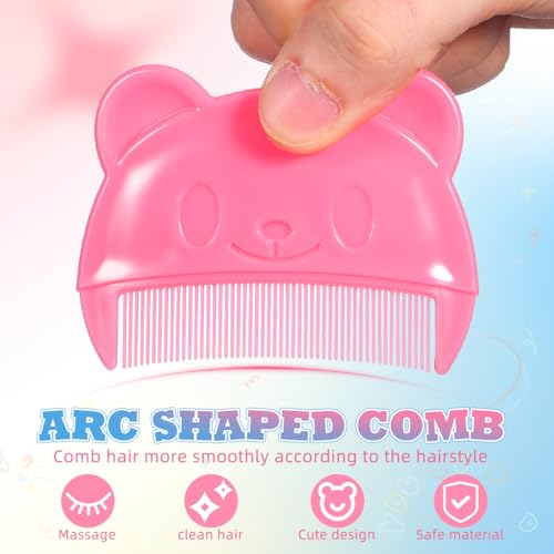 Peines finos para bebés en forma de oso 2 piezas miniatura 7