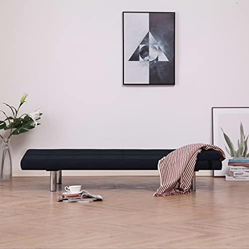 Futonsofa vidaXL Schlafsofa mit zwei Kissen für Wohnzimmer und Gästezimmer