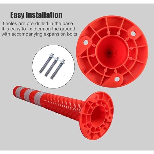 Postes de segurança para estacionamento, postes de delineador de tráfego, postes de segurança para c