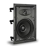 STUDIOFINIX 6.5 Inch 2-Way in-Wall Speakers 100 Watts Flush Mount Home Stereo Speaker Applicable to Home Theater,Indoor,Office,Kitchen, Living Room, Bedroom (White)