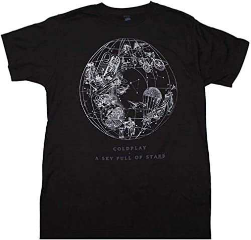 Coldplay Sky Full of Stars T Shirt Hemden(Medium)