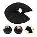 DRESSOOS Waterproof Hairdressing Cape for Salon and Beauty Use, Adjustable Black Pleated Hair Stylist Cape for Hair Dye and Styling