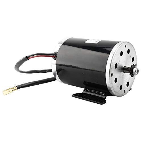 Yaegarden 1000W Electric Brush DC Motor 3000RPM DC Motor 48V Electric DC Motor Brushed Motor With Mounting Bracket