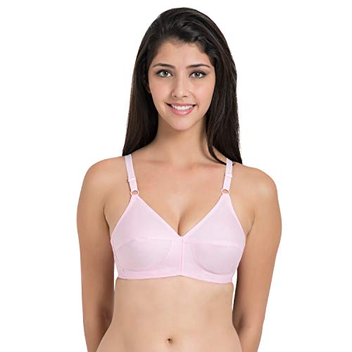 Image of SOUMINIE Women s Cotton Non Padded Full Coverage Everyday Bra | Pack of 3 |