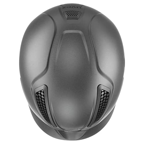 Foto von uvex perfexxion II - robuster Reithelm für Damen und Herren - individuelle Größenanpassung - optimale Belüftung - anthracite matt - 55-58 cm