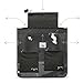 SUPER STAM Tallit tallis and Tefillin Clear Front Rain Proof Travel Tote bag with Carry Handle And shoulder strap 18x18 inches fits 2 pairs tefillin & tallit (Extra Large 44x44 cm)