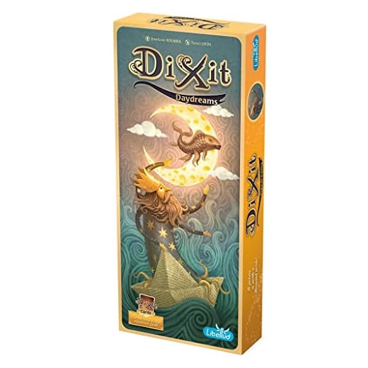 Asmodee | Dixit Daydreams | Expansión | Juego de Imaginación y Creatividad Varias Veces Premiado | A Partir de 8 Años | De 3 a 8 Jugadores | 30 Minutos por Partida | Multilenguaje (Incluye Español)