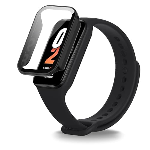 Xiaomi Smart Band 8 Active X}[gEHb` Ή P[X+tB ̌^ iPCP[X+KXtj KONXISA ̌^ P[X tB EȒP ߗ C菝h~ Ռz SʕیiubNj
